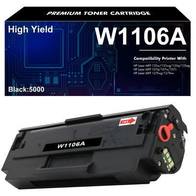 XXL Toner für HP 106A W1106A Mit Chip Laser MFP 135wg 137fwg 135a 135ag 107w107a