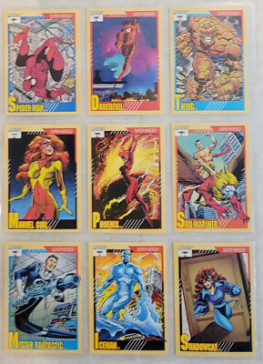 #ad #ad 1991 Impel Marvel Universe Series 2 You Pick Complete Your Set $0.99