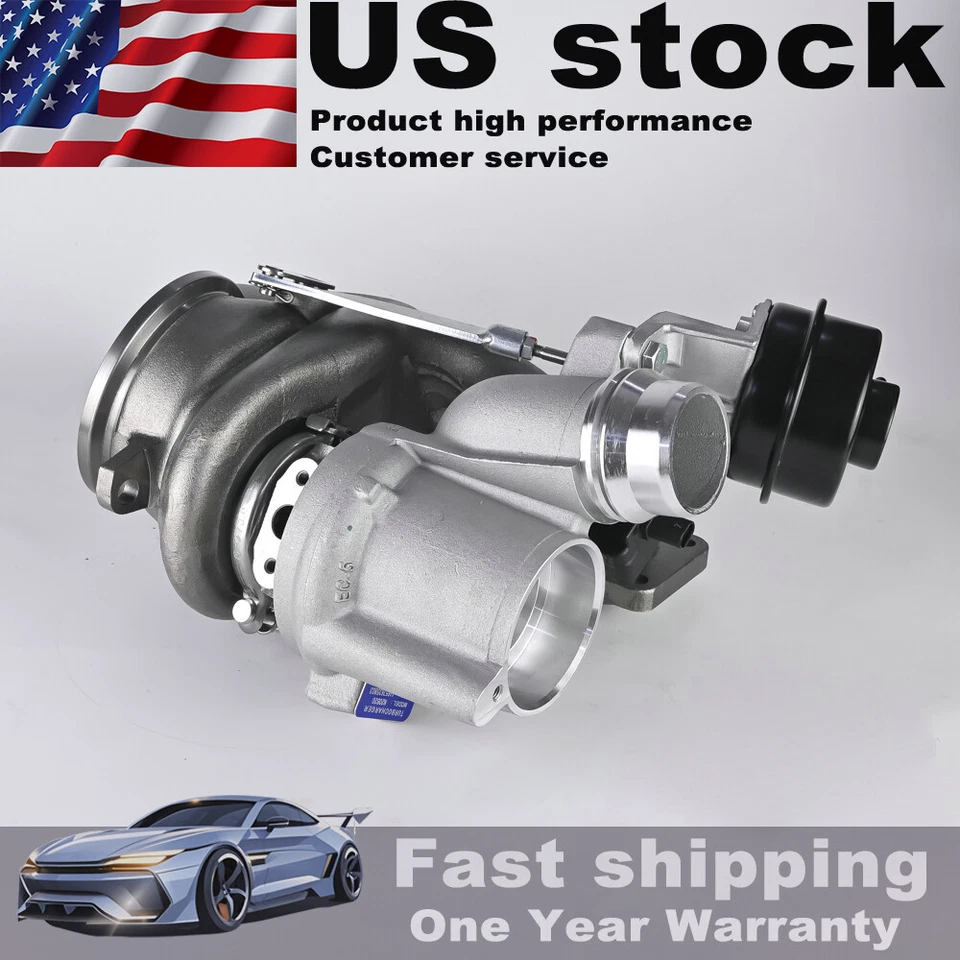 Turbocompresor TD04 49477-02058 turbo para motor Peugeot 508 2.2L FAP 205 DW12C Foto 2 de 4