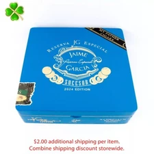 Jaime Garcia Toro Sucesor 2024 Edition Empty Wood Cigar Box 7" x 7" x 2"