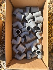 Job Lot: Mixed Grey Polypipe Push-Fit Plumbing Fittings