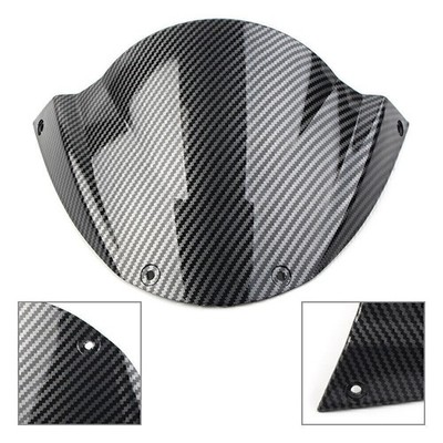 Carbon Fiber Pattern Windshield Windscreen Fit Ducati Monster 696 796 1100/S/EVO