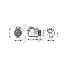 Kompressor Klimaanlage für BMW 5er 520i 525d
