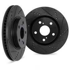 DFC Brake Rotors - Drilled and Slotted - Black fits 2020-2021 Mercedes-Benz GLE3