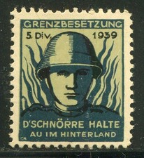 Switzerland Soldatenmarken Soldier a Kommandostäbe  (Command Staff) #42 MLH 50