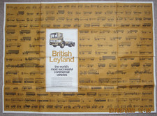 Motoring poster for British Leyland 1969. Lorries, Buses, Tractors, Military