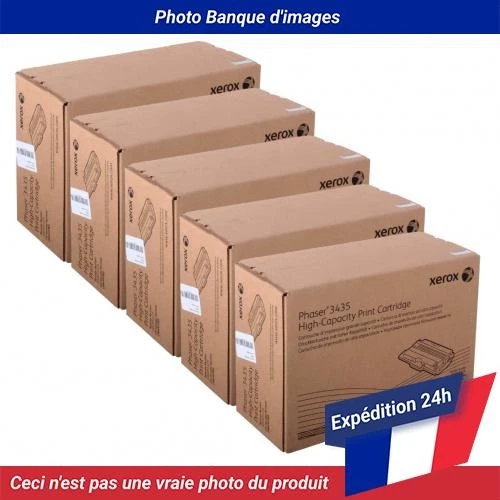 Xerox Phaser 3435 Print Cartridge Black Hy Pack Of 5