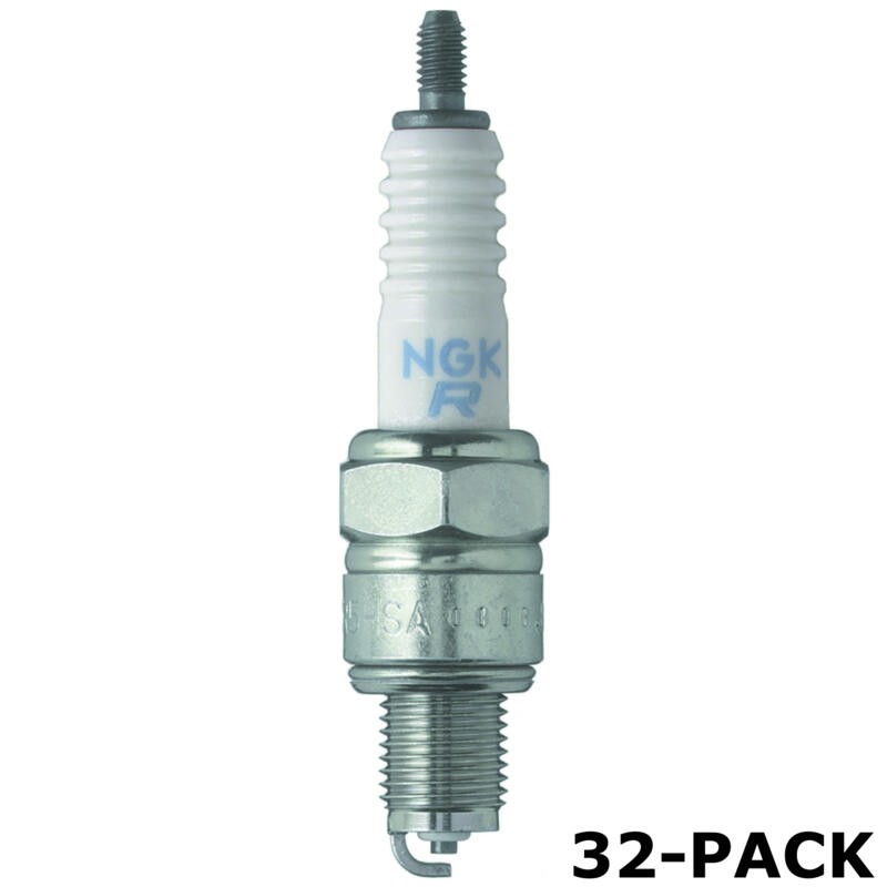 NGK Spark Plug 4549 32-PACK CR7HSA 10mm Copper Core Nickel, Flat Seat, HR 7