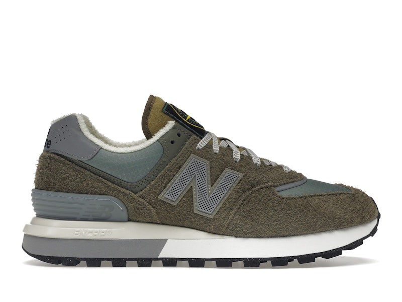 New Balance 574 Legacy x Stone Island Low Steel Blue - U574LGST | eBay