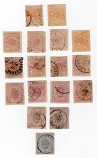 LUXEMBOURG 1859 -1879 RARE  Postage Stamps CV $283- Lot of 17