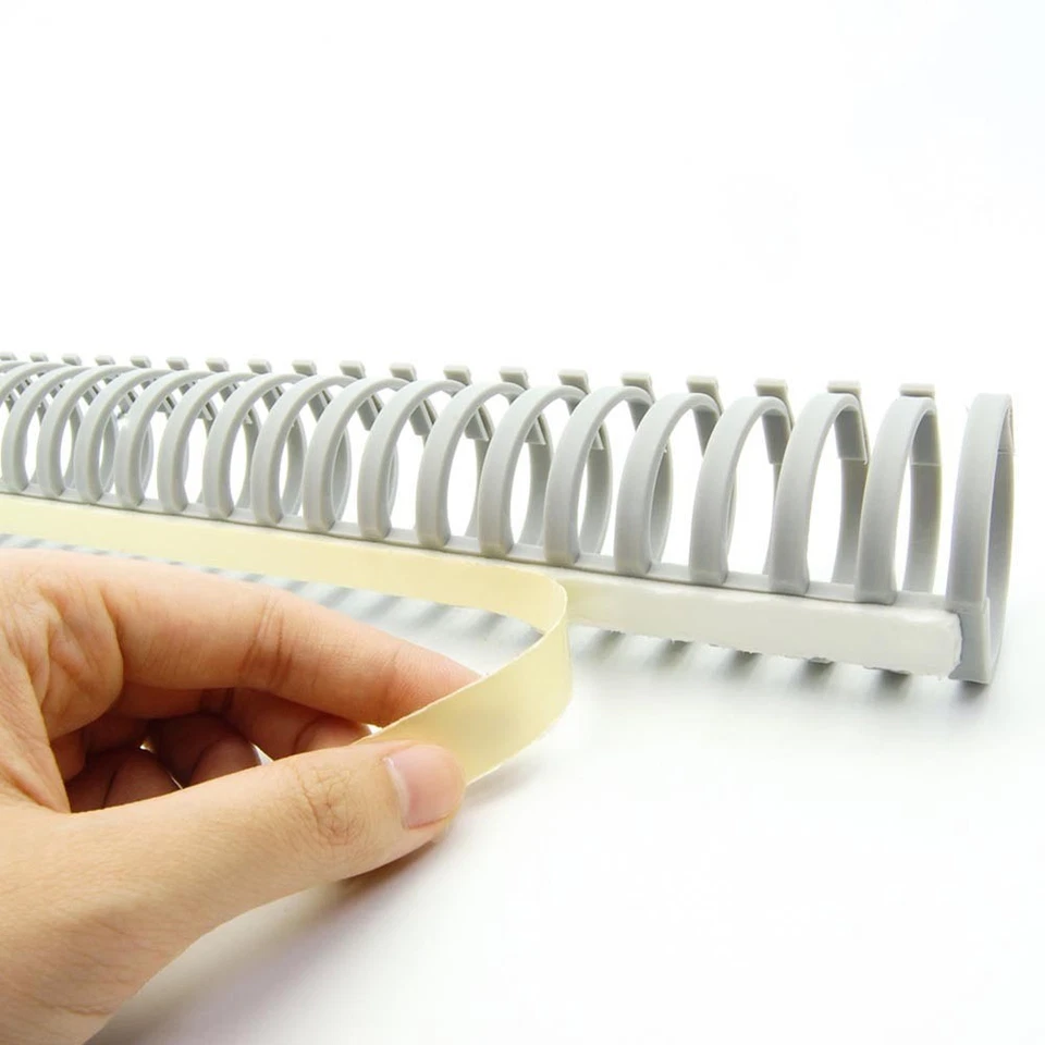 3x Flexible Adhesive Spiral Cable Cord Wire Holder Duct Organizer 500x35x33mm - Image 2 of 3