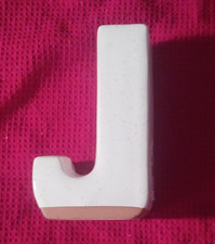 Ashland White Letter J Decorative Nursery Wall Letter, Numbers  Letters Theme