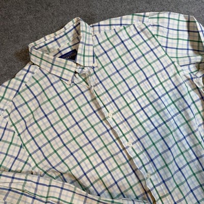 Pendleton Shirt Mens Large Multicolor Check Long Sleeve Button Down Cotton