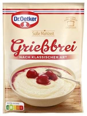4 Packs Griessbrei Instant Creamy Semolina Pudding 92g Cooks in 5 Minutes