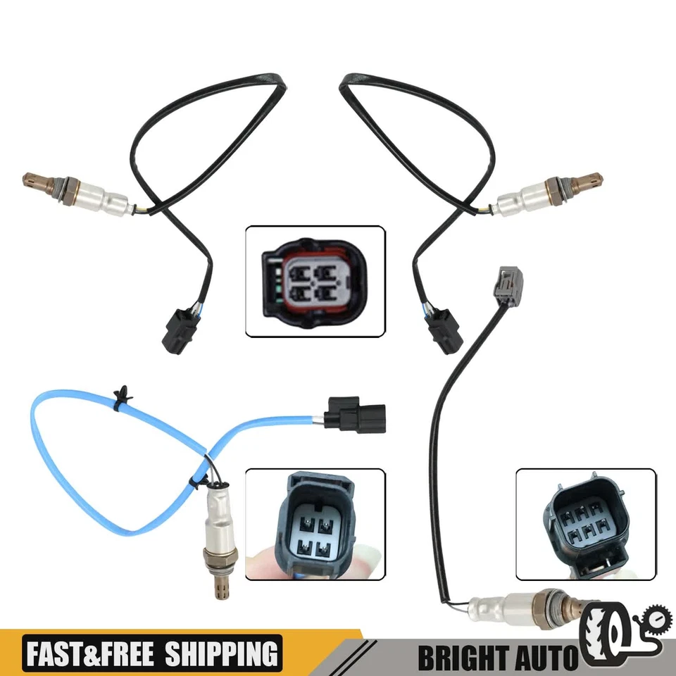 4pcs Upstream&Downstream Oxygen O2 Sensor For 2014-2020 Acura MDX TLX 3.5L V6 - Image 4 of 4