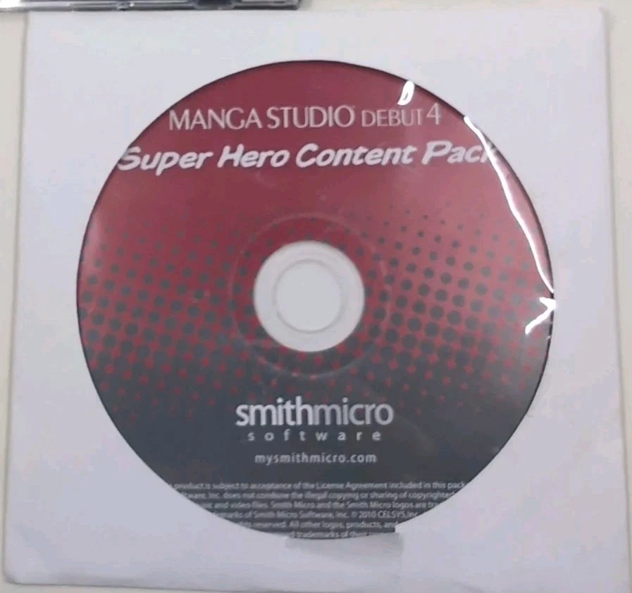 Manga Studio Debut 4 + Super Hero Pack Add-on COMPLETE PC & Mac Animator - Image 4 of 4