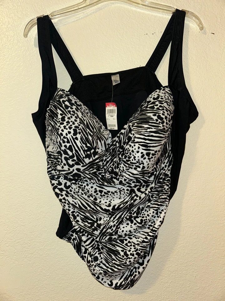 Новый с Ярлыками Jaclyn Smith купальный костюм женщины плюс размер 26 Вт животное печати танкини купальник - Изображение 3 из 4