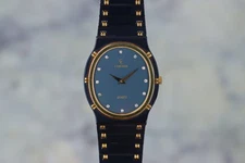 Concord La Costa Vintage Circa 1970s, Black Dial - Gold Plated & Steel