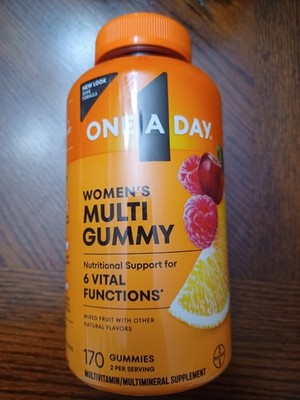 New Womens Multivitamin Gummy with B Vitamins, Biotin Skin Health Support 170 Ct