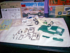 Mpc Grumpys Vega Started Vintage Funny Car Parts Lot Mpc Grumpys Vega Started Vintage Funny Car Parts Lot