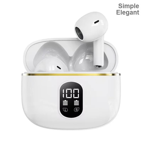 Wireless Bluetooth Earbuds 5.3 Headphones with Mic for Android Iphone All Device - Picture 13 of 14