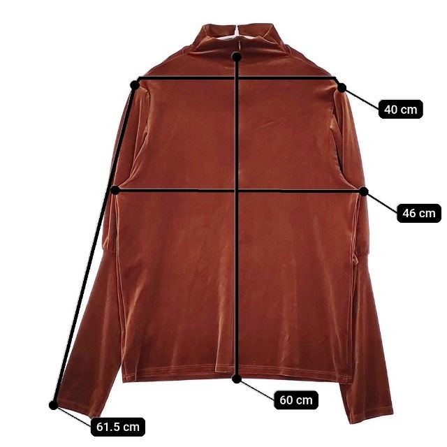 AMERI OVER GATHER SLEEVE TOP Velour top Blouse sh… - image 7