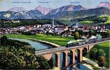Ak Traunstein in Oberbayern, Watzmann-Gruppe, Mochalter, Kemberg,... - 4909863