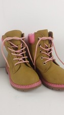 Link Girls Faux Construction Hiking Casual Ankle Boot Size 8