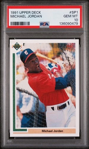 1991 Upper Deck Michael Jordan RC Chicago White Sox #SP1 Gem Mint PSA 10