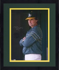 Framed Tony La Russa Oakland Athletics Signed 16x20 Dugout Photo