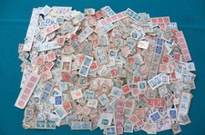 SUEDE : Vrac de Timbres oblitérés sur Fragments :  250 gr