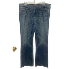 7 For All Mankind Blue Jeans Straight Legs 31 x 30 Made in USA7