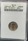 1946-S/S Roosevelt Dime RPM-1  FS-011.7  MS64  ANACS Old soapbox holder