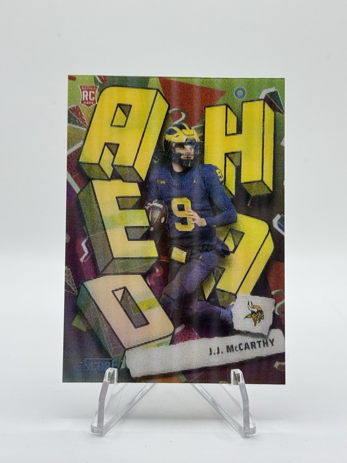 2024 Score - Step Ahead J.J. McCarthy #SA-1 (RC)