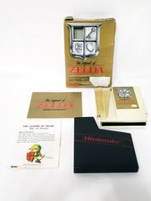 The Legend of Zelda Nintendo NES Gold Complete Box Map Manual CIB 3 Screw EXC