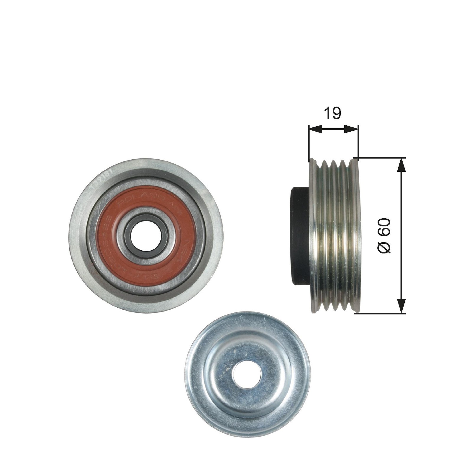 Aux Belt Tensioner fits SUZUKI JIMNY SN413 1.3 1998 on Drive V-Ribbed Gates New - Image 10