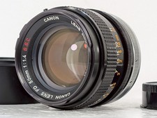 [Exc+5] Canon FD 50mm f/1.4 S.S.C. SSC MF Standardobjektiv aus Japan