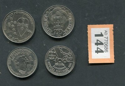 Lot 4 Münzen Portugal