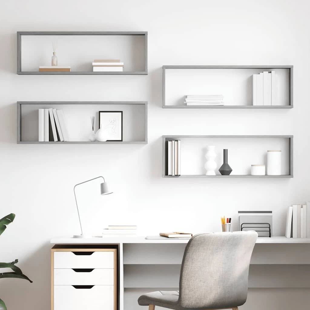 Libreria 3 Cubi Bianca, Scaffale Multifunzionale A 3 Ripiani, Mensola Espositiva Per Libri E Piante, Arredo Per Soggiorno E Ufficio, Dimensioni 25,2x31,8x35,4 Cm - 2