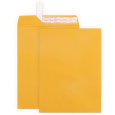 Goefun 9x12 Manilla Envelopes Self Seal  100 GSM Brown Kraft Large Envelopes     
