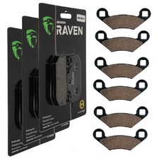 3 Kit plaquettes frein Av G, Av D et Ar Pour Polaris Outlaw 500  de 2006 à 2007