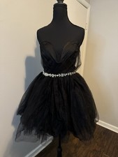 Cocktail Dress Black Fashion Nova Size L Off Shoulder