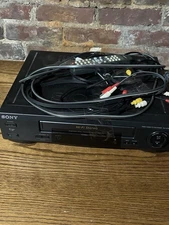 Sony SLV-679HF Hi-Fi Stereo VHS VCR Player w/ Univ Remote & Power Cord Tested