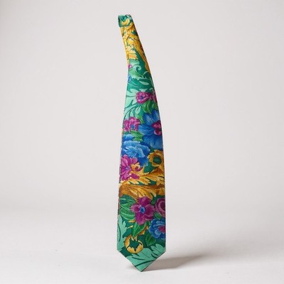 V2 by Versace Vintage Luxurious Floral Tie / Gorgeous Colours 