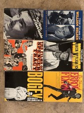Lot of 6 Biographies: Clark Gable, William Holden, John Wayne, Bogey,Tracy,Flynn