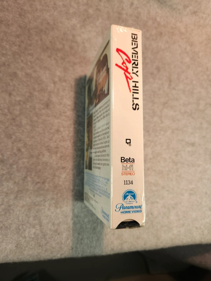 BEVERLY HILLS COP FIRST PRINT WATERMARKS RARE Sealed BETA (Not VHS) Eddie Murphy - Image 4 of 4