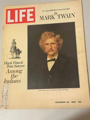 LIFE Magazine Dec 20 1968 Mark Twain Huck Finn & Tom Sawyer Vintage Issue 40¢