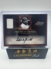2011 Playoff Prime Cuts Emblems of the Hall Auto / GU Patch Dave Winfield 16/25
