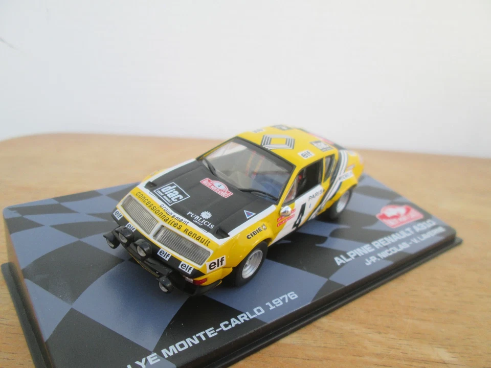 Alpine Renault A310 - Monte Carlo Rally 1976 - J.P.Nicolas - 1/43 Altaya - Image 2 of 4