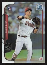2015 Bowman Chrome Jake Lamb Refractor #/499 RC #168 Rookie Card. rookie card picture